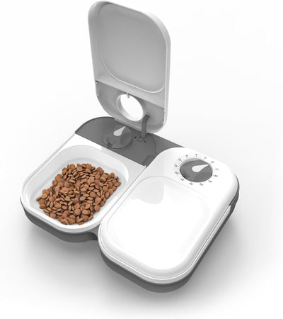 Automatic 2-Meal Pet Feeder with Timer – Portion Control for Cats & Dogs